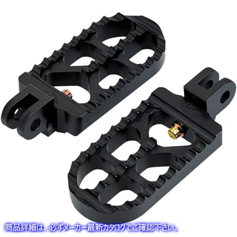 取寄せ 鋸歯状のフットペグ ジョーカーマシーン Adjustable Footpeg - Serrated - Long - Black 08-56-4B 16201614