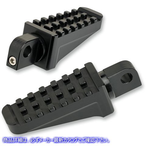 取寄せ ロードレーススタイルのフットペグ ジョーカーマシーン Road Racing Footpegs - Black - Indian 09-860-5B 16201719