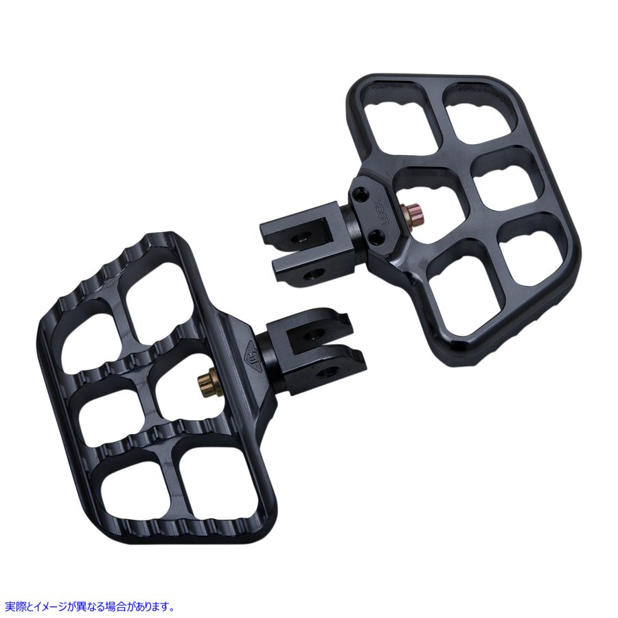 取寄せ ミニ鋸歯状の床板 ジョーカーマシーン Mini Floorboards - Black - Softail 08-644-6B 16210918