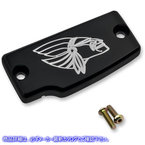 取寄せ リアマスターシリンダーカバー ジョーカーマシーン Rear Master Cylinder - Warrior - Black 30-392-2 17310581