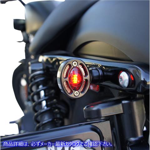 取寄せ オメガLEDターン信号 ジョーカーマシーン LED Turn Signals - Black with Red LEDs 05-250-RB 20201313