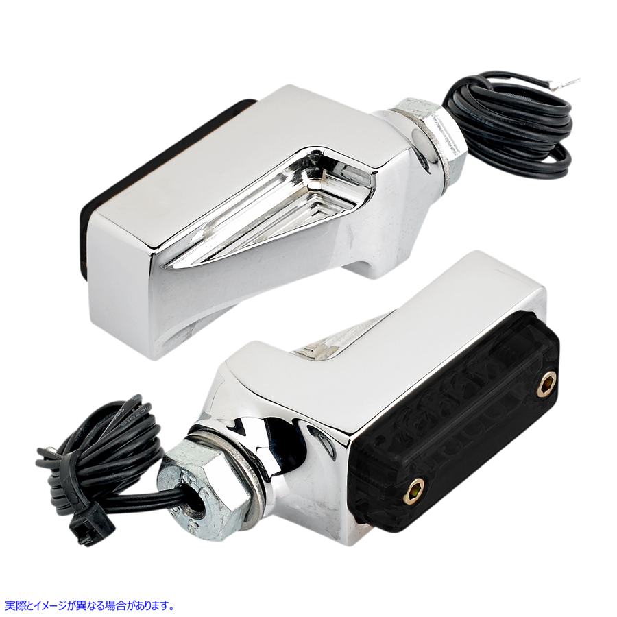 取寄せ LEDターン信号 ジョーカーマシーン Turn Signal - Amber - Chrome 05-311-3A 20202005