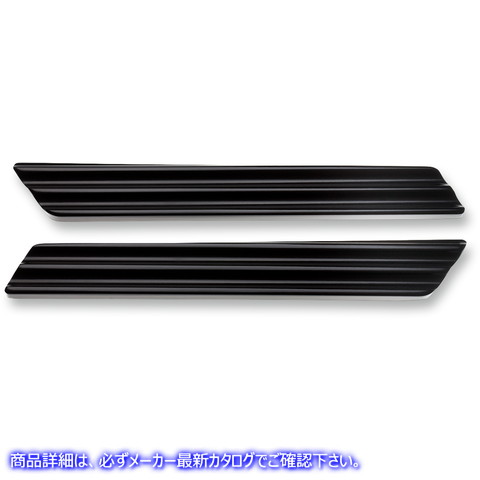 取寄せ サドルバッグヒンジインサート - フィン ジョーカーマシーン Saddlebag Latch Inserts - Black 04-501-1 35011251