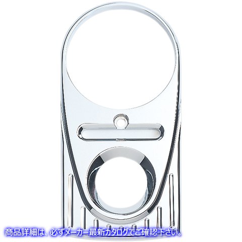 取寄せ ティアドロップアッパーダッシュカバー ジョーカーマシーン Tear Drop Upper Dash Cover - Ball-Milled - Chrome 04-21BM DS373880