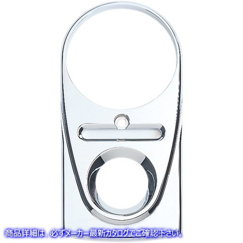 取寄せ ティアドロップアッパーダッシュカバー ジョーカーマシーン Tear Drop Upper Dash Cover - Smooth - Chrome 04-21S DS373881
