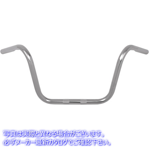 取寄せ 1 ハンドルバー - バックホーン/ハイ クロームワークス Handlebar - Buckhorn High 300065 06010823