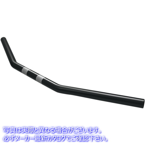 取寄せ 1 ハンドルバー - ドラッグ クロームワークス Handlebar - Drag - Black 300802 06011694