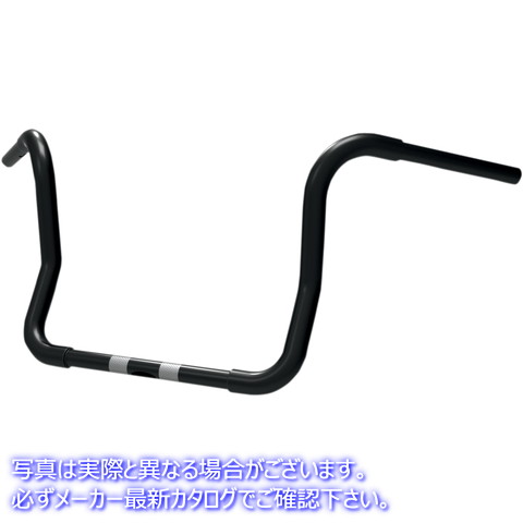 取寄せ 1-1/4 脂肪猿ハンガーハンドルバー クロームワークス Handlebar - Fat Ape Hanger - 12 - TBW - Black 300830 06011705