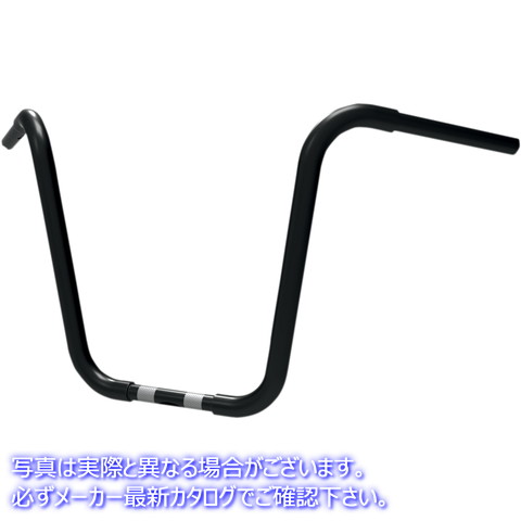 取寄せ 1-1/4 脂肪猿ハンガーハンドルバー クロームワークス Handlebar - Fat Ape Hanger - 16 - TBW - Black 300833 06011708