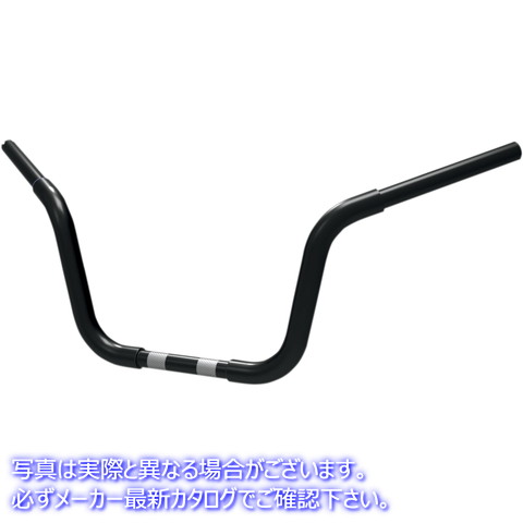 取寄せ 1-1/4 ヘリテージハンドルバー クロームワークス Handlebar - Heritage - Black 300840 06011709