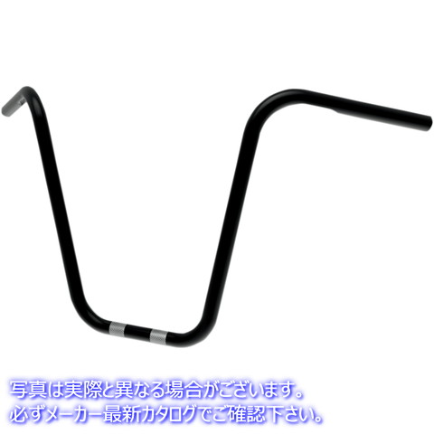 取寄せ 1 ハンドルバー - 狭い/猿ハンガー クロームワークス Handlebar - Narrow - 16 - Black 300826 06011976