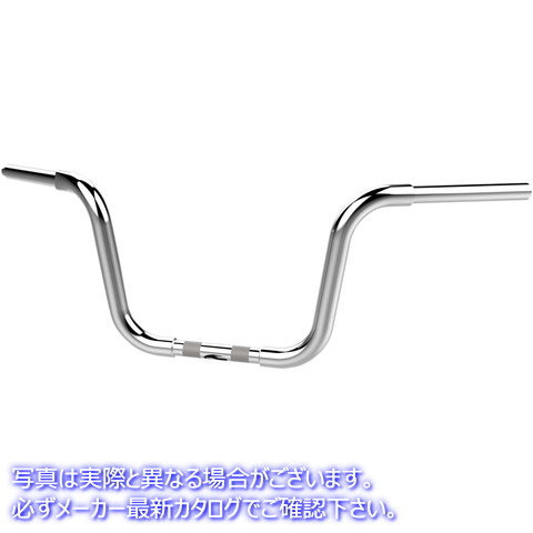 取寄せ 1-1/4 ボバー猿ハンガーハンドルバー - 脂肪のボバー/猿ハンガー/ボブバー猿 クロームワークス Handlebar - Ape Hanger - Bobber - 10 - Chrome 300410 06012829