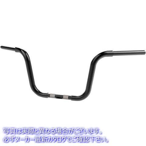 取寄せ 1-1/4 ボバー猿ハンガーハンドルバー - 脂肪のボバー/猿ハンガー/ボブバー猿 クロームワークス Handlebar - Ape Hanger - Bobber - 10 - Black 300875 06012830