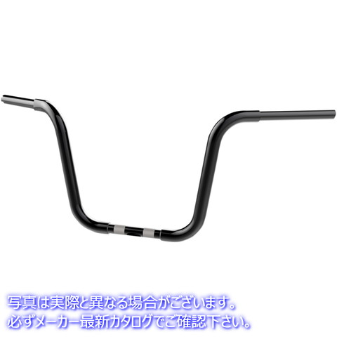 取寄せ 1-1/4 ボバー猿ハンガーハンドルバー - 脂肪のボバー/猿ハンガー/ボブバー猿 クロームワークス Handlebar - Ape Hanger - Bobber - 12 - Black 300876 06012832