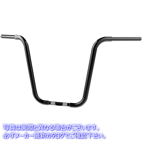 取寄せ 1-1/4 ボバー猿ハンガーハンドルバー - 脂肪のボバー/猿ハンガー/ボブバー猿 クロームワークス Handlebar - Ape Hanger - Bobber - 16 - Black 300878 06012836