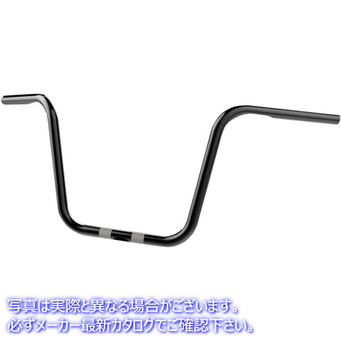 取寄せ 1 ハンドルバー - ボブバー猿/猿ハンガー クロームワークス Handlebar - Ape Hanger - 12 - Black 300861 06012840