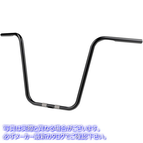 取寄せ 1 ハンドルバー - ボブバー猿/猿ハンガー クロームワークス Handlebar - Ape Hanger - 16 - Black 300863 06012844