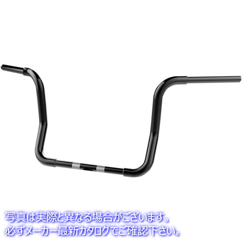 取寄せ 1-1/4 Bobber Ape Hanger HandleBar - Bobber Ape/Ape Hanger/Bagger クロームワークス Handlebar - Ape Hanger - Bobber - TBW - 12 - Black 300871 06012848