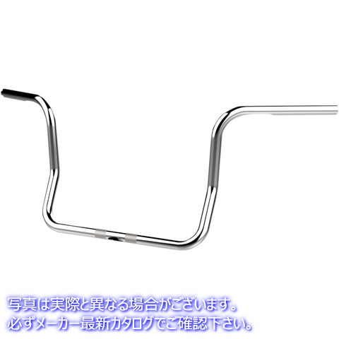取寄せ 1 ハンドルバー - ボバー猿/猿ハンガー/バガー クロームワークス Handlebar - Ape Hanger - 12 - Chrome 300201 06012853