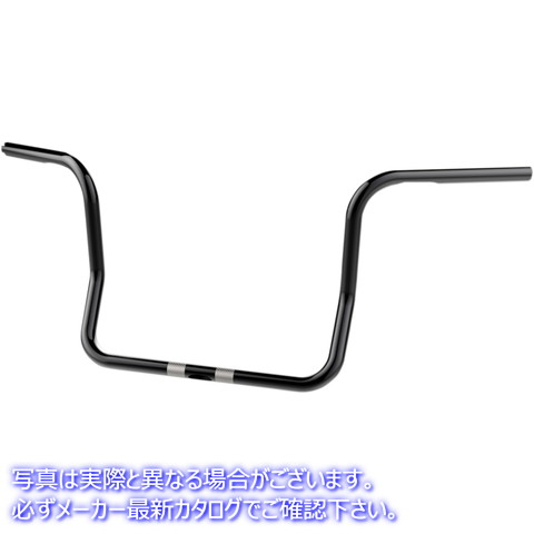 取寄せ 1 ハンドルバー - ボバー猿/猿ハンガー/バガー クロームワークス Handlebar - Ape Hanger - 12 - Black 300851 06012854