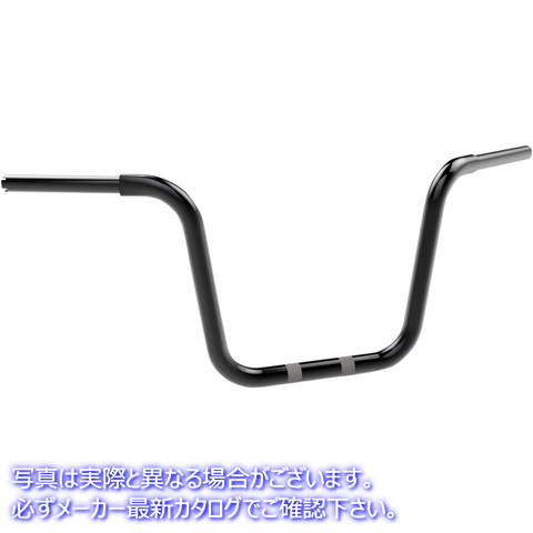取寄せ 1-1/4 ファットセンターボバー猿ハンドルバー クロームワークス Handlebar - Ape Hanger - 12 - Black 300451 06013244