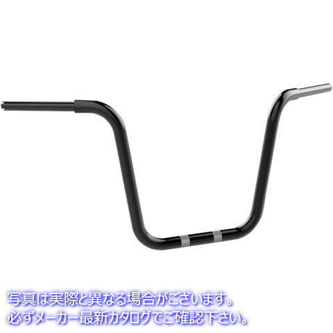 取寄せ 1-1/4 ファットセンターボバー猿ハンドルバー クロームワークス Handlebar - Ape Hanger - 14 - Black 300452 06013246