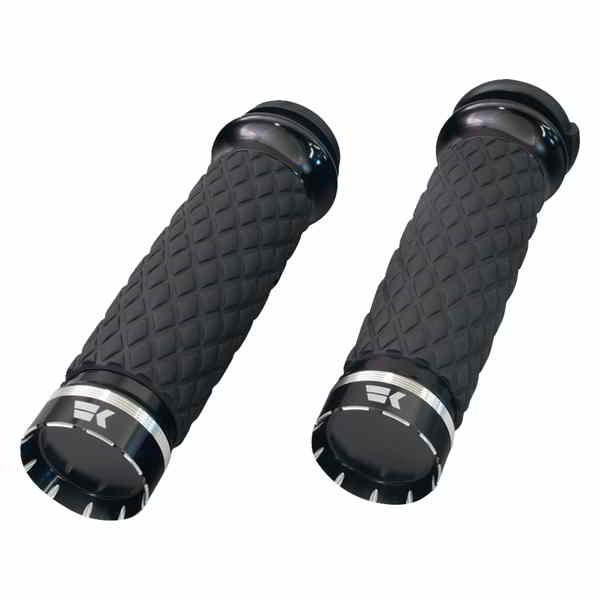 【並行輸入品】 クロームワークス グリップ - トレーサー - カスタムコンター - ダイヤモンド - ブラック 500320 06303310