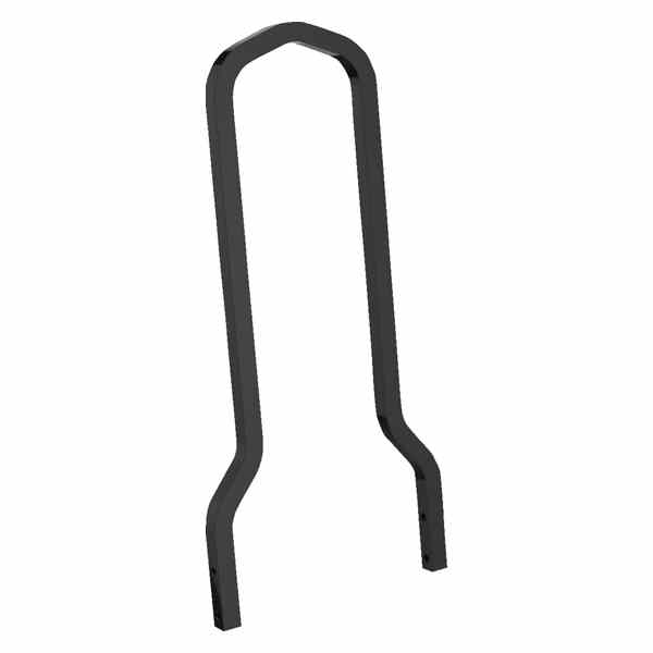 取寄せ 四角いシッシーバー クロームワークス Sissy Bar - 12.5 x 7.5 - Black 262806 15010652