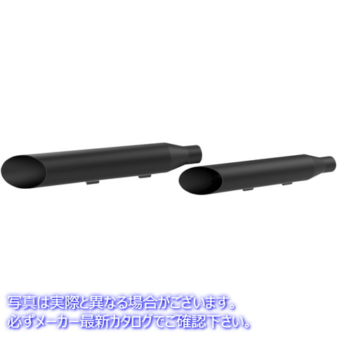 取寄せ HP-Plus 3 スリップオンマフラー クロームワークス 3 HP-PlusR Slip-On Mufflers - Slash-Cut - Black - XL 202895 18010695