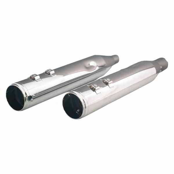 【並行輸入品】 クロームワークス 4-1/2インチ HP-PlusR スリップオンマフラー（レースチップ付き） - クローム - M8 202935 18011825