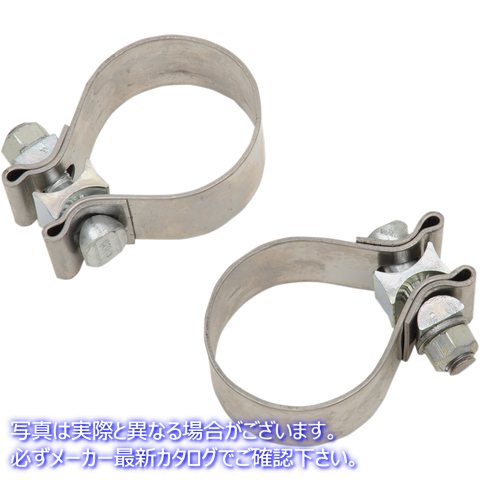 取寄せ ステンレス鋼マフラークランプ クロームワークス Exhaust Clamp - Stainless Steel 203032 18601382