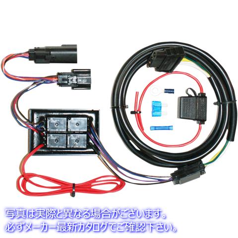 取寄せ プラグアンドプレイトレーラーワイヤーキット クロームワークス Trailer Harness - FLHX 720750 39020159