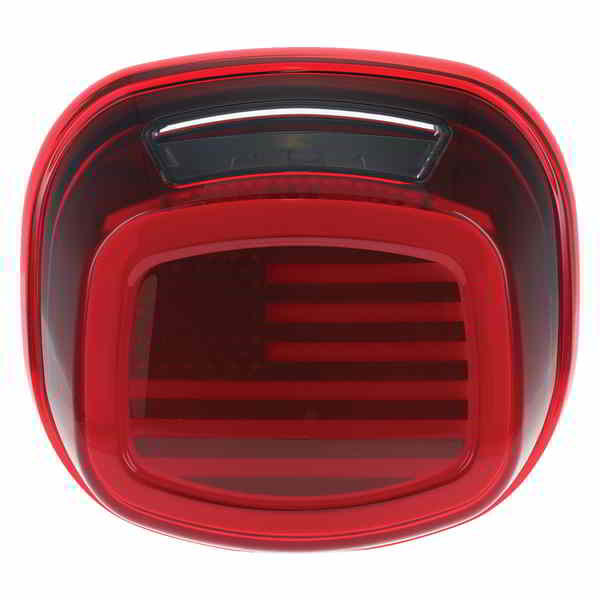 取寄せ トレーサー米国旗 LED テールライト クリヤキン Taillight with License Plate Light - Red KUR2924 20101493