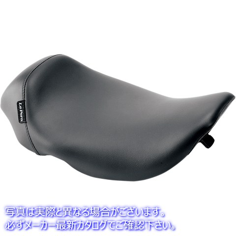 取寄せ ベアボーンソロシート ラペラ Bare Bones Solo Seat - Smooth - Black - FL '02-'07 LH-005RK 08010196