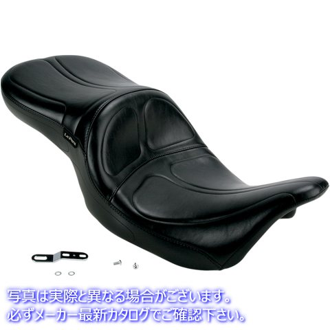取寄せ マーベリック2アップシート ラペラ Maverick Seat - without Backrest - Stitched - Black - FL '08-'23 LK-957 08010379