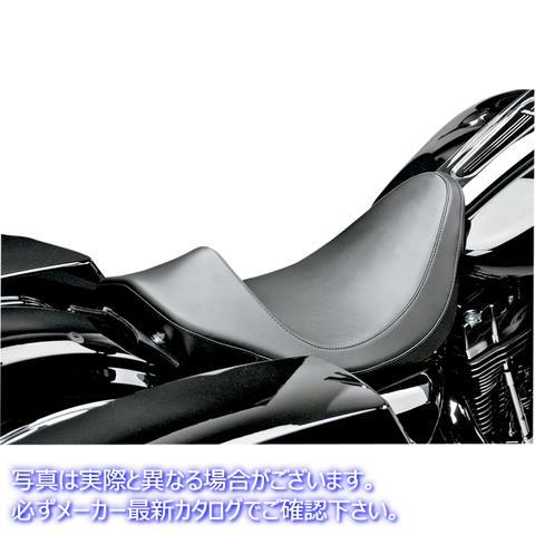 取寄せ 悪役のソロシート ラペラ Villain Solo Seat - Smooth - Black - FL '08-'23 LK-807 08010613