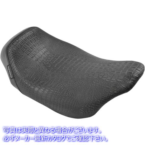 取寄せ ベアボーンソロシート ラペラ Bare Bones Solo Seat - Croc - Black - FL '08-'23 LK-005CRBLK 08010983