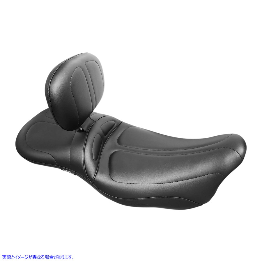 取寄せ マーベリック・パパの長い足の座席 ラペラ Maverick Daddy Long Legs Seat - With Backrest - Black - Stitched - FL '08-'23 LK-957DLTBR 08011216