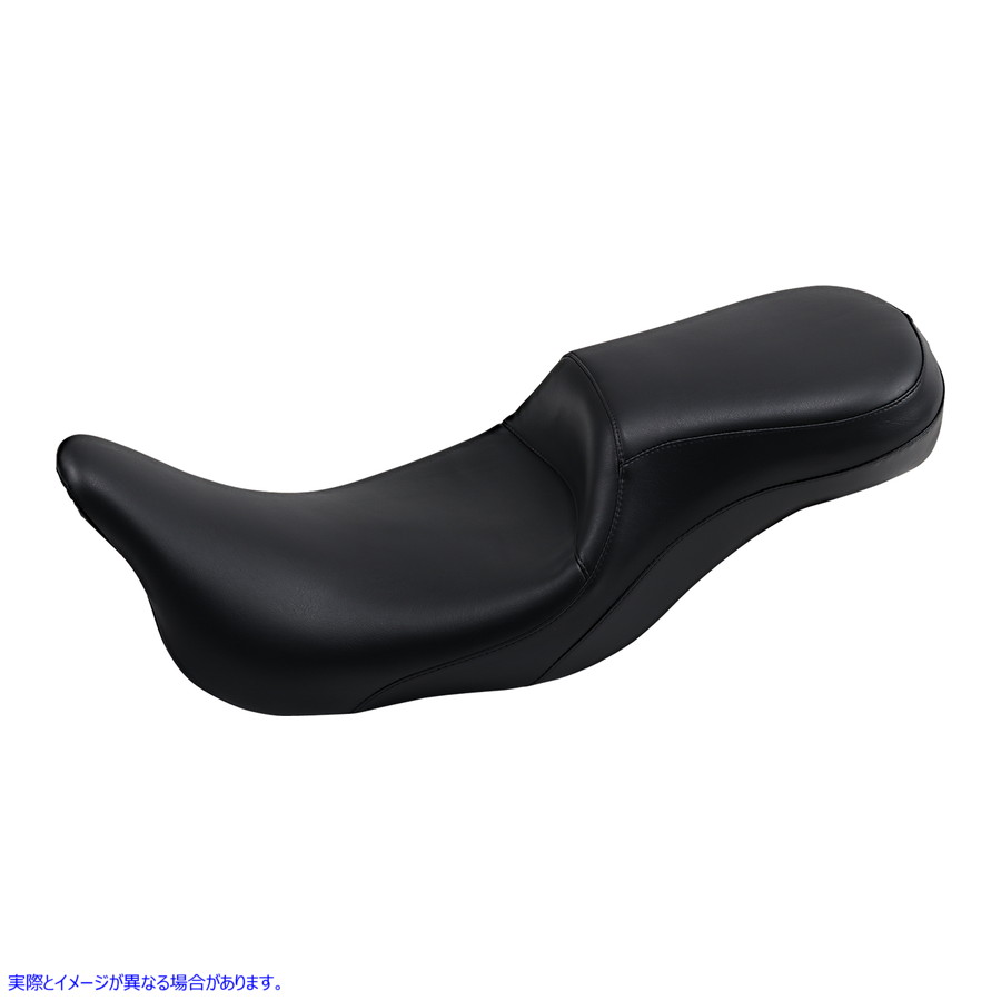 取寄せ 追放されたパパの長い足の座席 ラペラ Outcast Daddy Long Legs Seat - 2-Up - w/o Backrest - Smooth - Black - FL '08-'23 LK-997DL 08011233