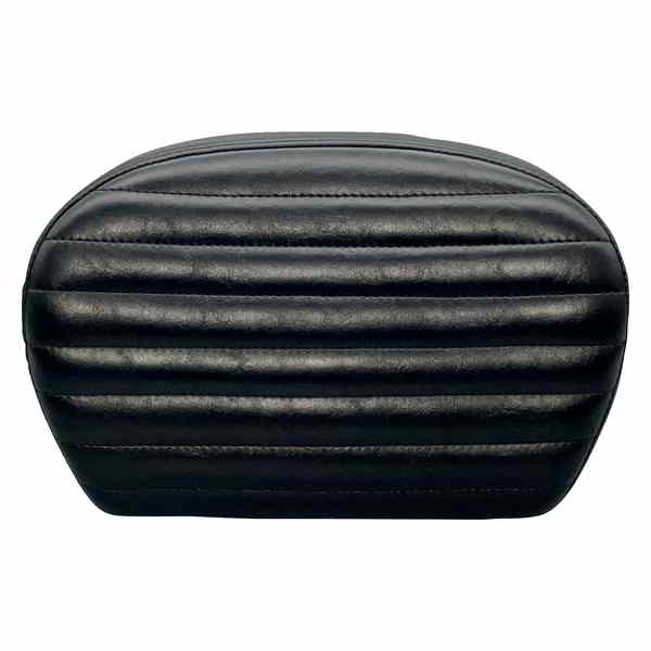 取寄せ シーシーバーパッド ラペラ Sissy Bar Pad - Large - Pleated - Shiny Black L-SBP01PT-SH 08011450