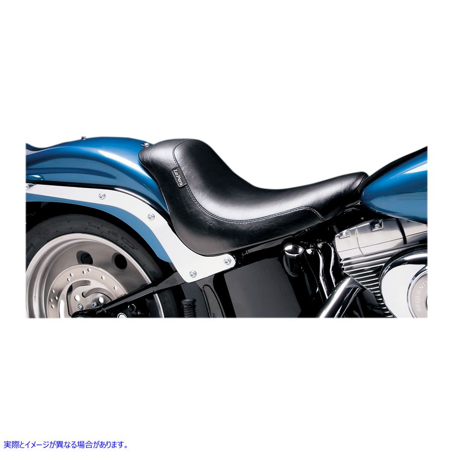 取寄せ シルエットソロシート ラペラ Silhouette Solo Seat - Smooth - Black - FXST '06-'17 LGK-850 08020332