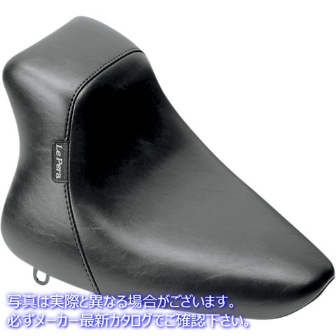 取寄せ ベアボーンソロシート ラペラ Bare Bones Up-Front Solo Seat - Black - Softail '00-'17 LXU-007 08020345