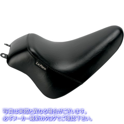 取寄せ ベアボーンソロシート ラペラ Bare Bones Up-Front Solo Seat - Black - FLST '08-'17 LXEU-007 08020604
