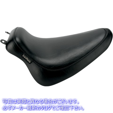 取寄せ シルエットソロシート ラペラ Silhouette Solo Seat - Smooth - Black - FLST '08-'17 LXE-850 08020605