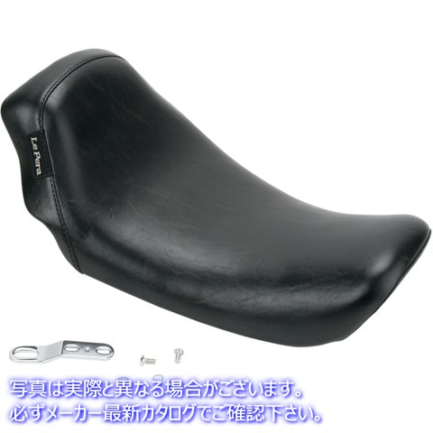 取寄せ ベアボーンソロシート ラペラ Bare Bones Solo Seat - Smooth - Black - Dyna '06-'17 LK-001 08030239