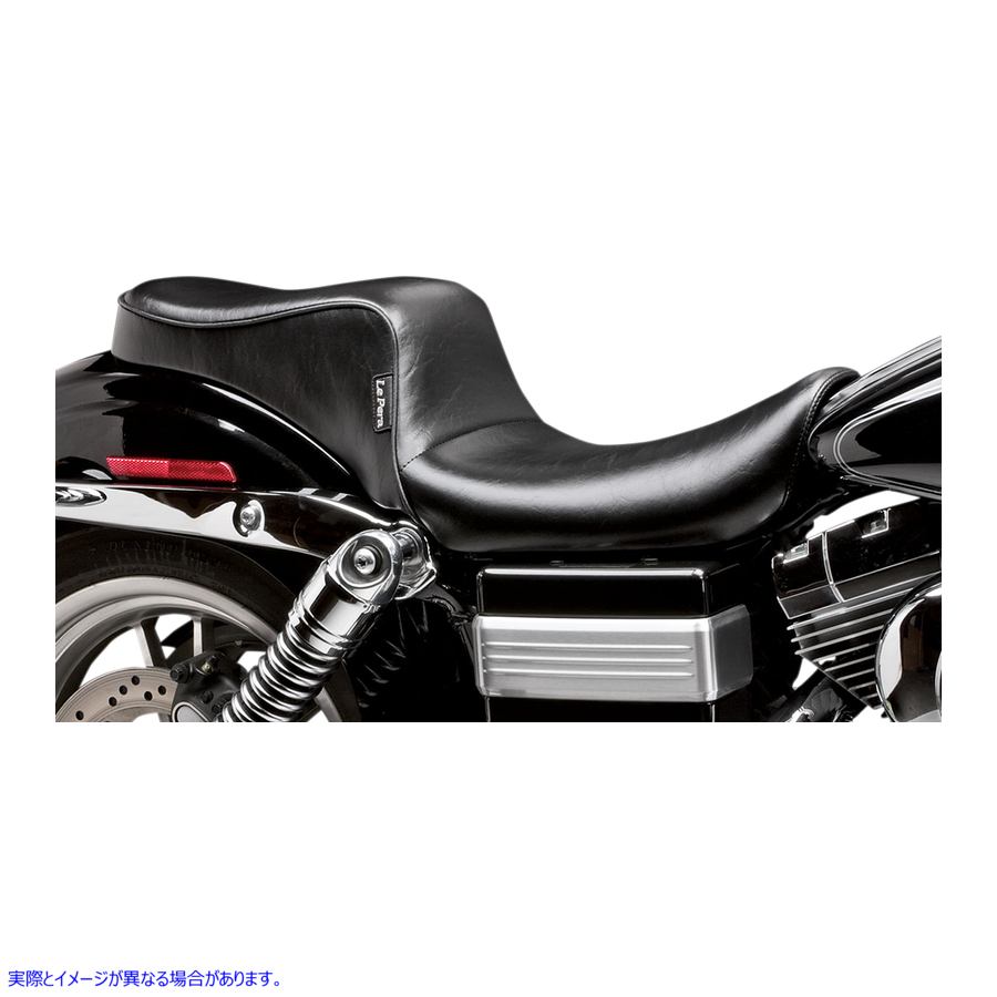 取寄せ チェロキー2アップシート ラペラ Cherokee Seat - Smooth - Black - Dyna '04-'05 LF-021 08030535