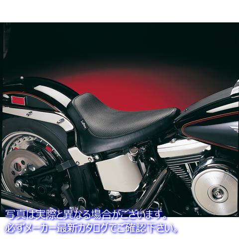 取寄せ シルエットソロシート ラペラ Silhouette Solo Seat - Basketweave - Black - Softail '84-'99 LN-870 DS905516