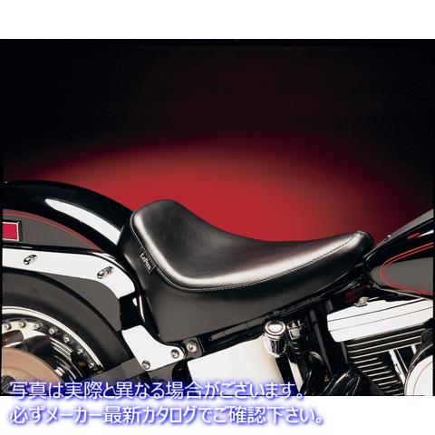 取寄せ シルエットデラックスソロシート ラペラ Silhouette Deluxe Solo Seat - Softail '84-'99 LN-800 DS905703
