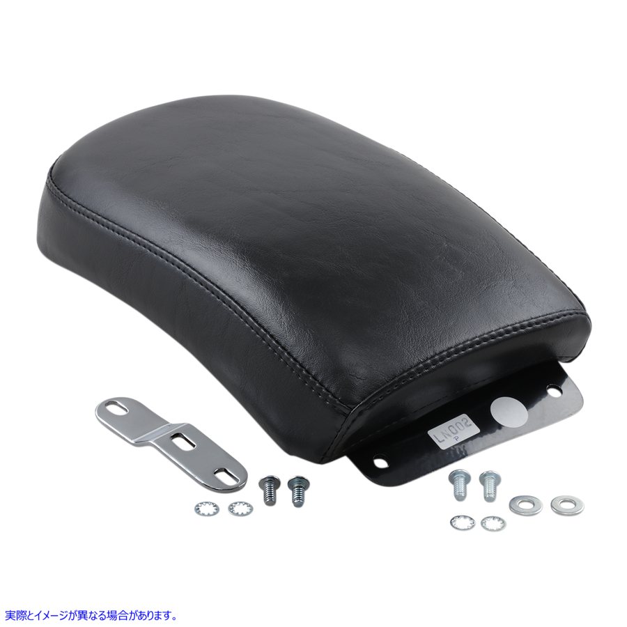 取寄せ 裸の骨シリーズピリオンパッド - 滑らか ラペラ Bare Bones Pillion Pad - Smooth - Black - FX/FL '64-'84 LN-002P DS905712