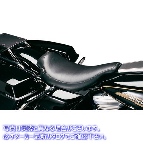 取寄せ シルエットソロシート ラペラ Silhouette Solo Seat - Smooth - Black - FLT/FLHT '91-'96 L-857 DS905943